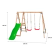 Dětské hřiště Marimex Play 023 + zelená skluzavka