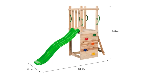 Dětské hřiště Marimex Play 024 + zelená skluzavka