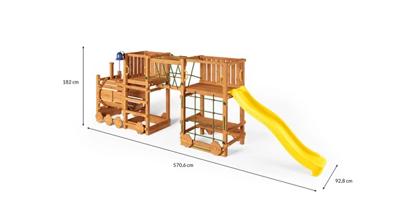 Dětské hřiště Marimex Play 025 + žlutá skluzavka