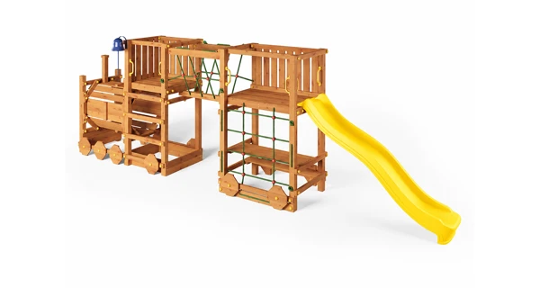 Dětské hřiště Marimex Play 025 + žlutá skluzavka