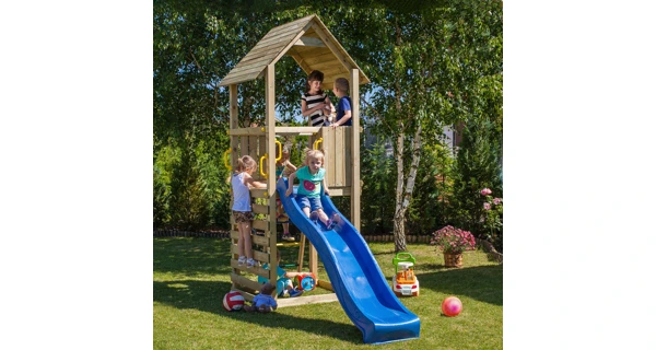 Dětské hřiště Marimex Play Basic 001 + modrá skluzavka