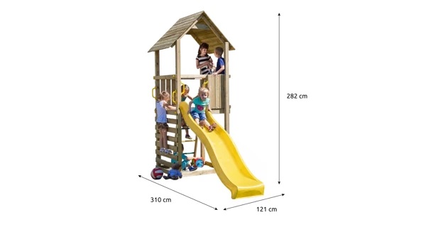 Dětské hřiště Marimex Play Basic 001 + žlutá skluzavka
