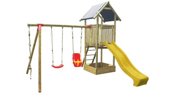 Dětské hřiště Marimex Play Basic 005 + žlutá skluzavka