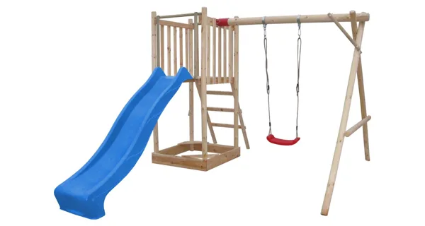Dětské hřiště Marimex Play Basic 006 + modrá skluzavka