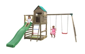 Dětské hřiště Marimex Play Basic 007 + zelená skluzavka