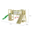 Dětské hřiště Marimex Play Basic 010 + zelená skluzavka