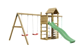 Dětské hřiště Marimex Play Basic 011 + zelená skluzavka