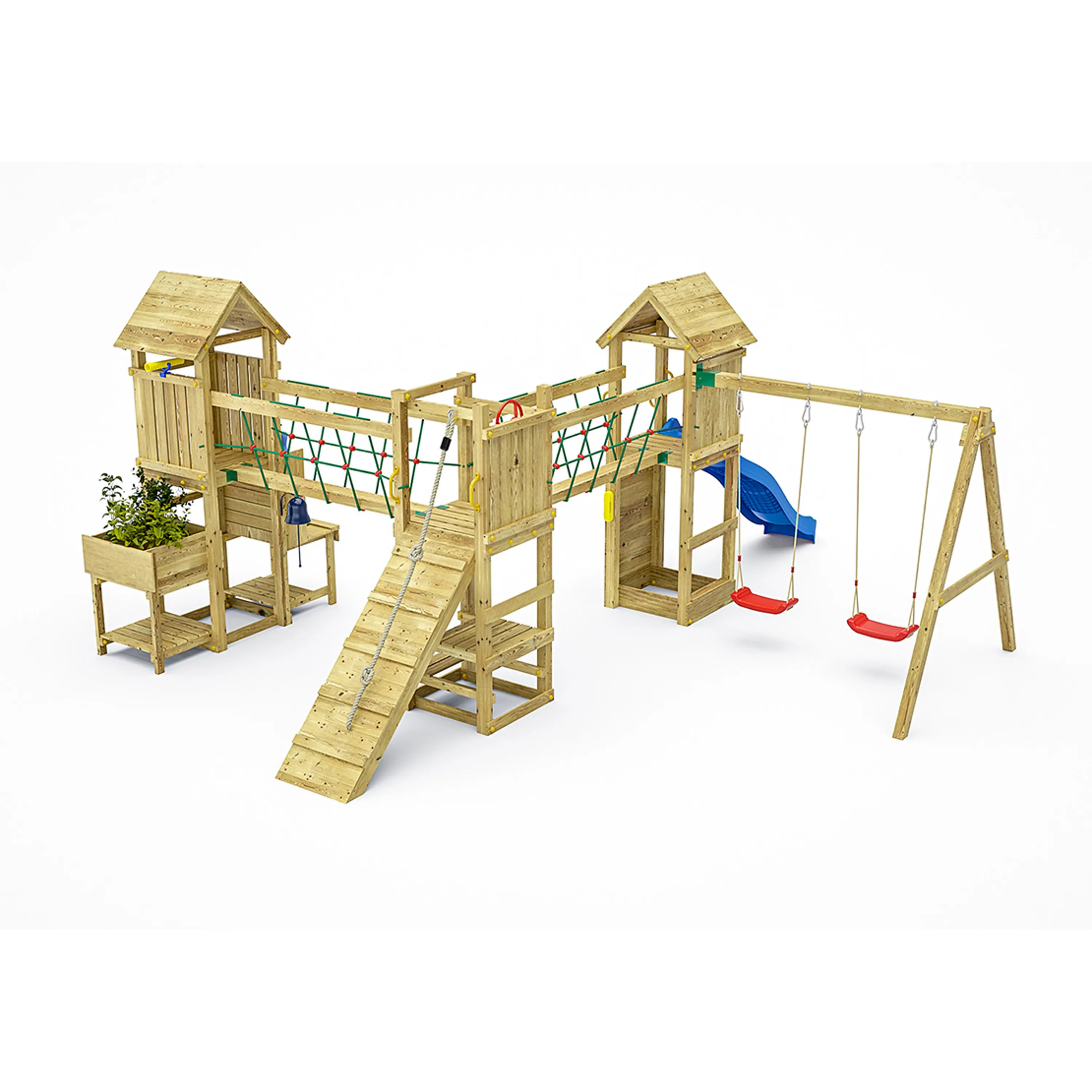 Marimex | Dětské hřiště Marimex Play Basic 012 + zelená skluzavka | 11640639 Obrázek