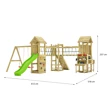 Dětské hřiště Marimex Play Basic 012 + zelená skluzavka