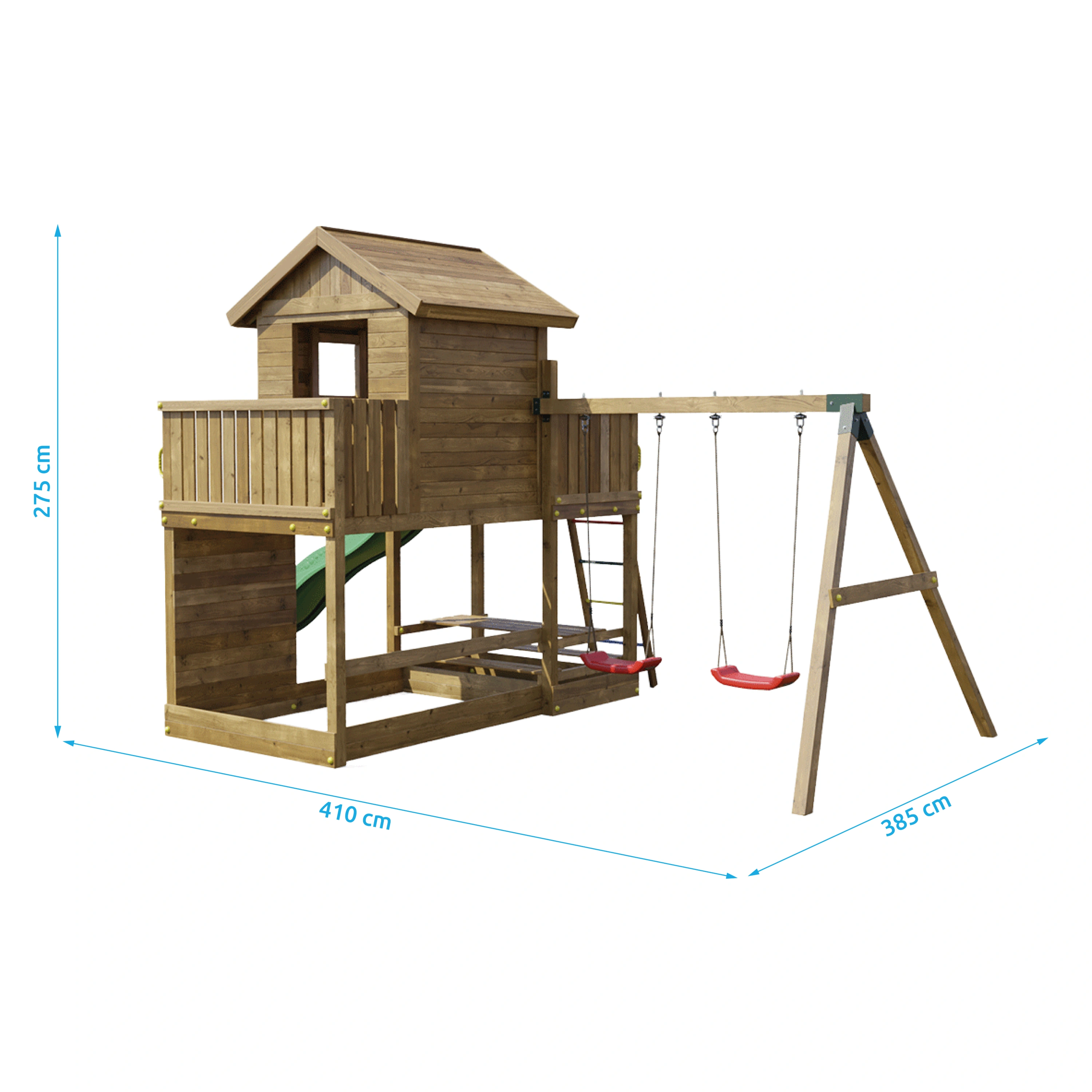 Marimex | Dětské hřiště Marimex Play Basic 013 + zelená skluzavka | 11640642 Obrázek