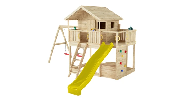 Dětské hřiště Marimex Play Basic 015 + žlutá skluzavka