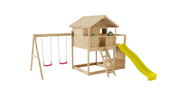 Dětské hřiště Marimex Play Basic 015 + žlutá skluzavka