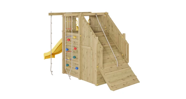 Dětské hřiště Marimex Play Basic 016 + žlutá skluzavka