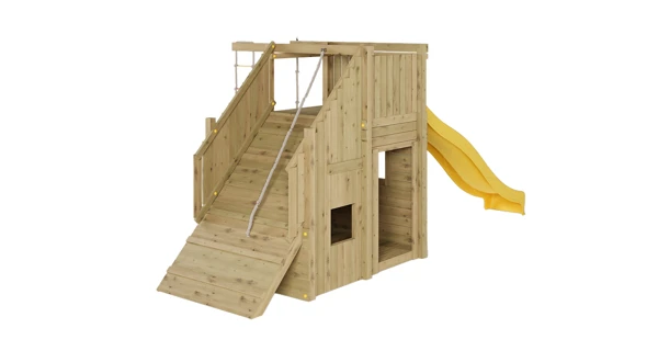 Dětské hřiště Marimex Play Basic 016 + žlutá skluzavka