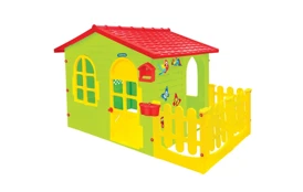 Dětský domeček Mochtoys Garden House s plotem