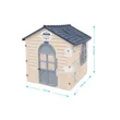 Dětský domeček Mochtoys s kytičkami