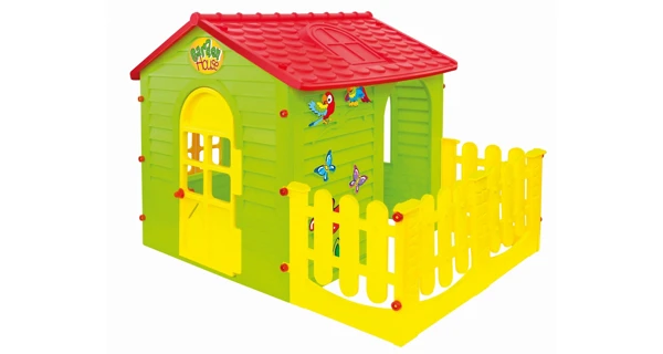 Dětský domeček + trampolína 4v1 Superheroes + plastové míčky