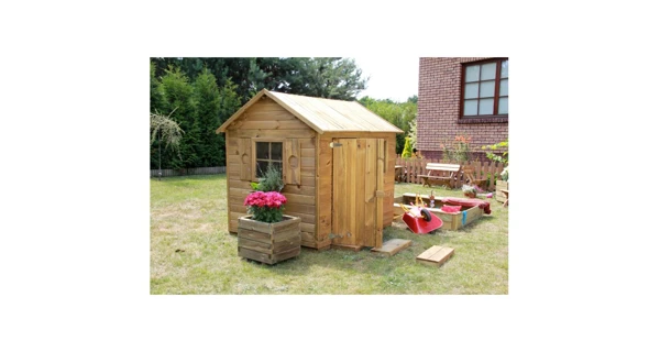 Dětský dřevěný domeček Marimex Chata