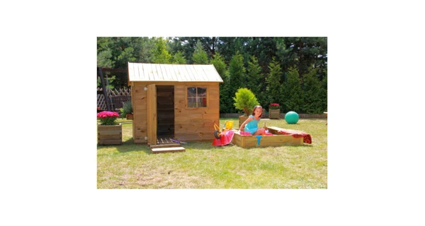 Dětský dřevěný domeček Marimex Chata