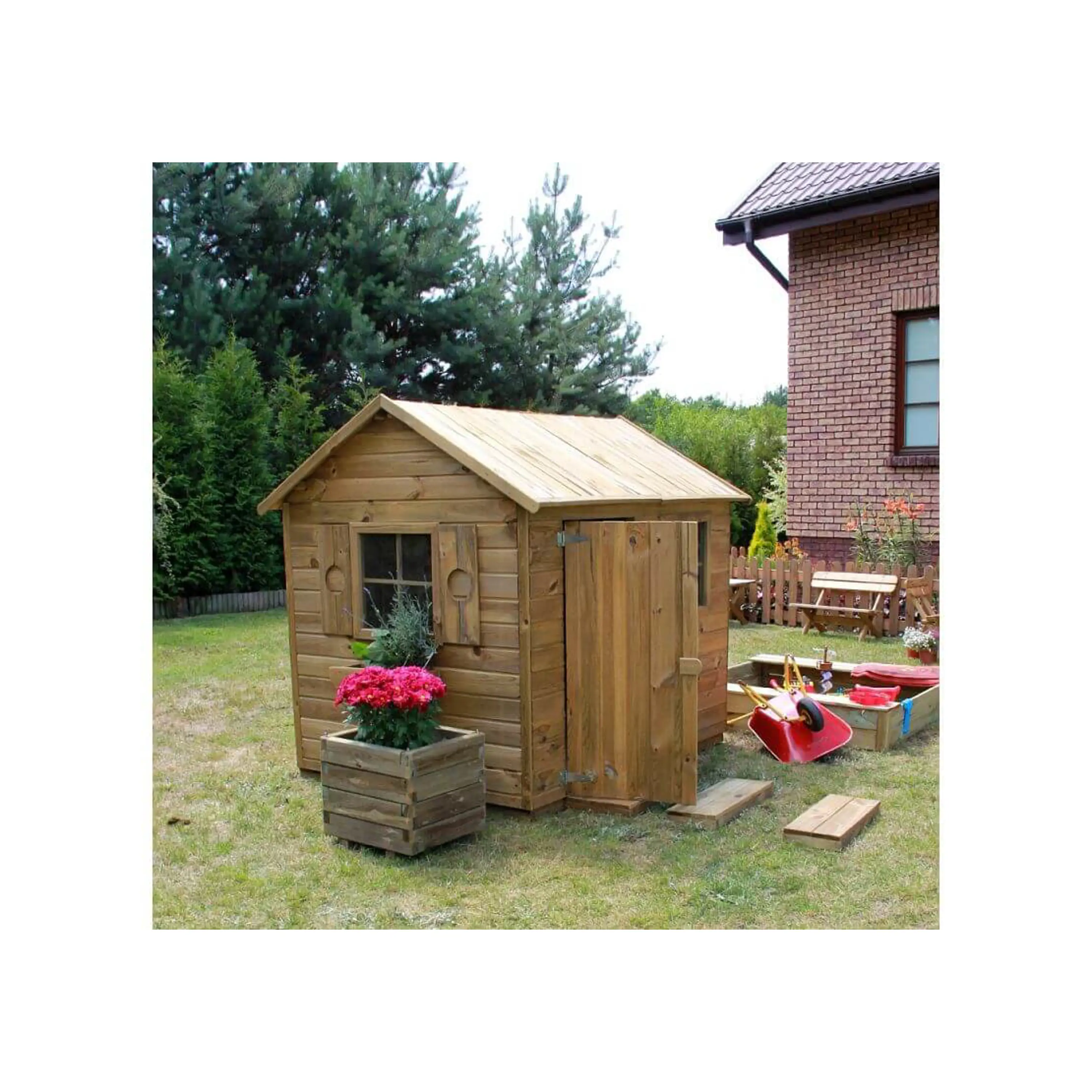 Marimex Domeček dětský dřevěný Chata Obrázek