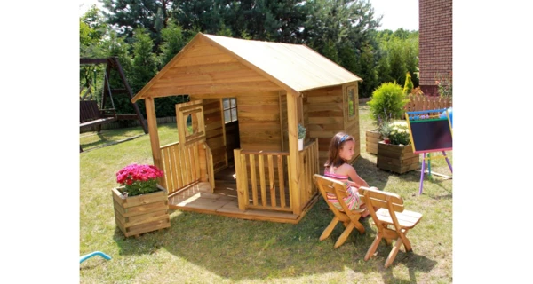 Dětský dřevěný domeček Marimex Farma