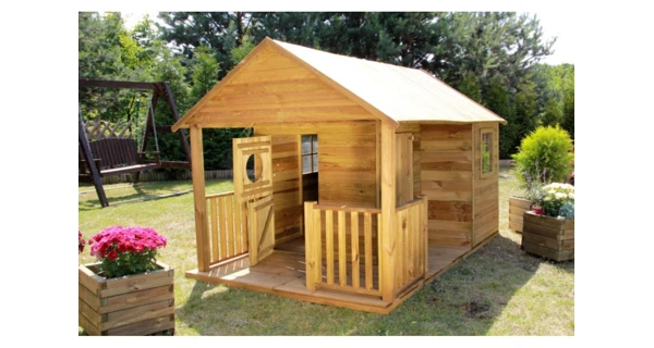 Dětský dřevěný domeček Marimex Farma