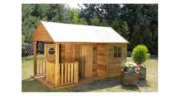 Dětský dřevěný domeček Marimex Farma