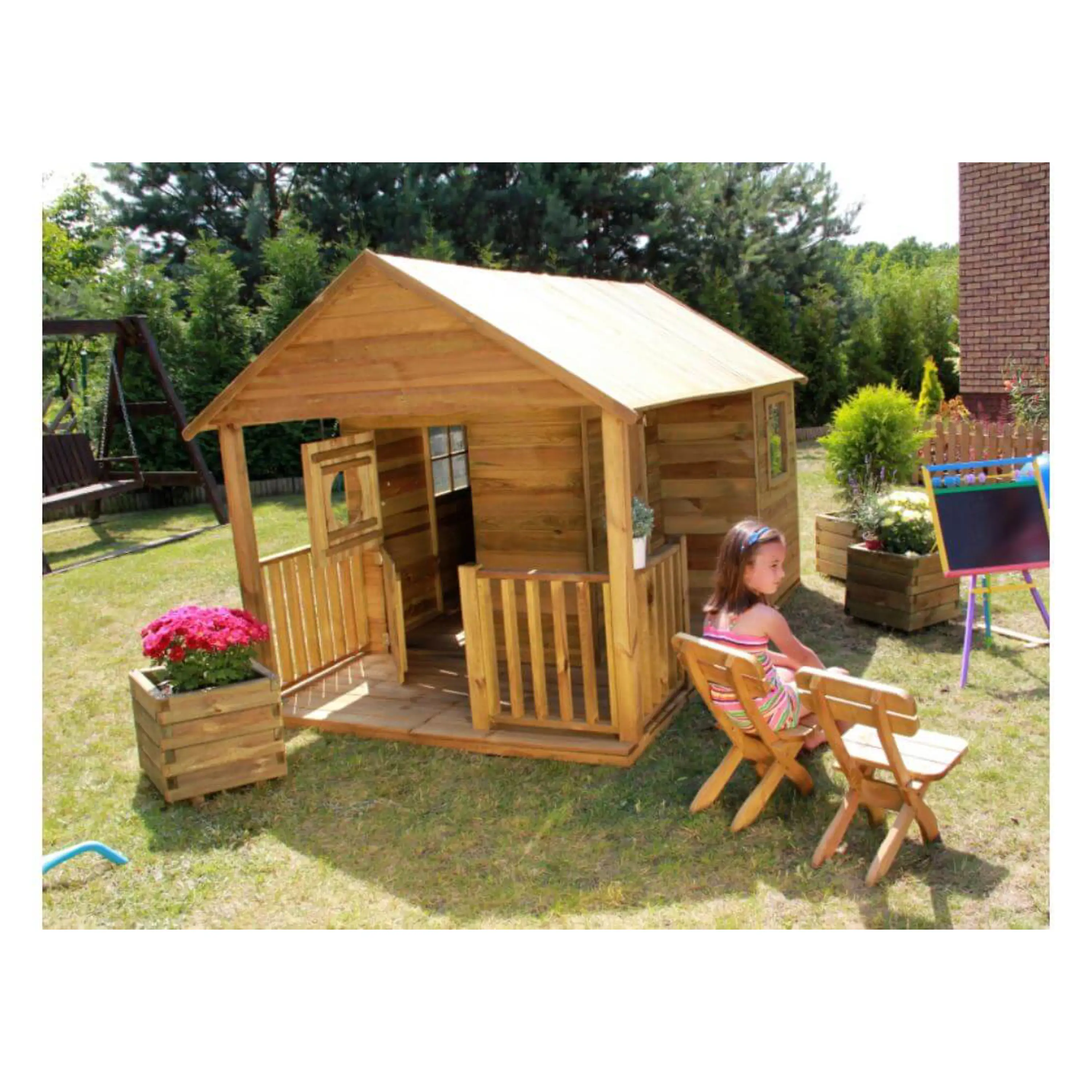 Marimex | Dětský dřevěný domeček Farma | 11640426 Obrázek