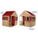 Dětský dřevěný domeček Marimex Letní vila