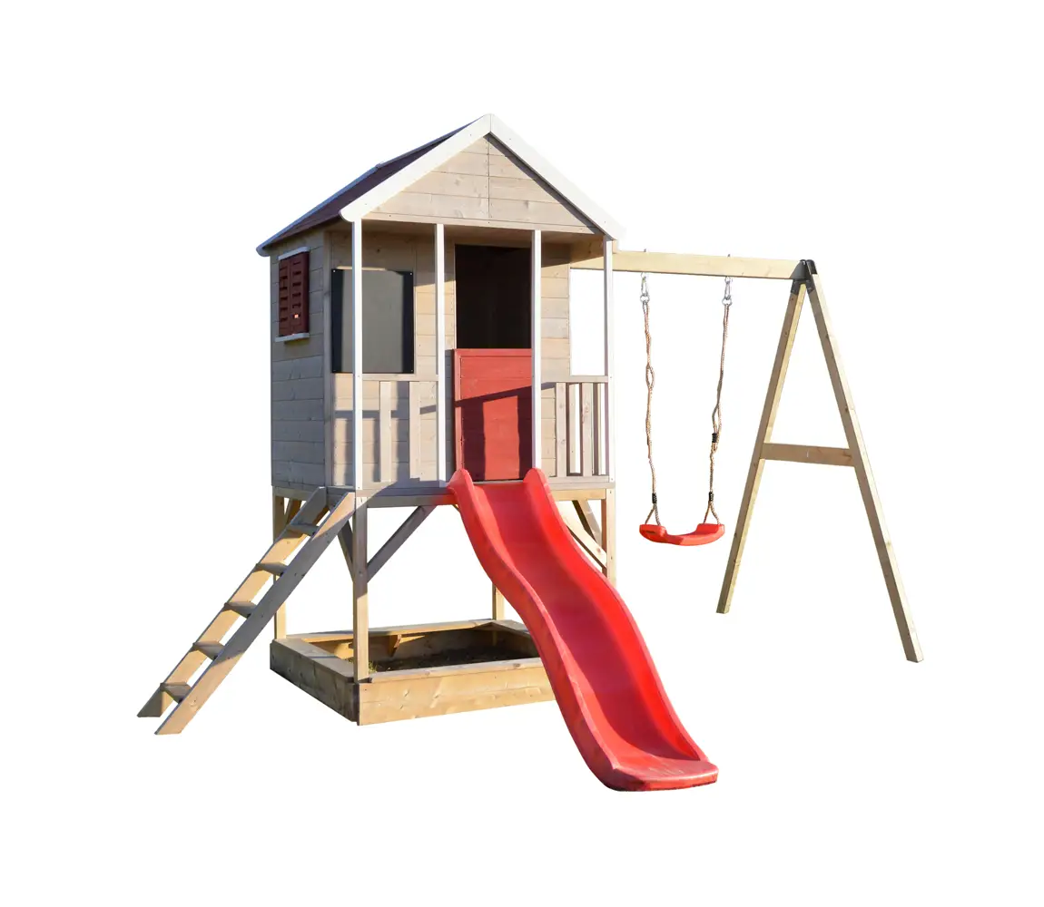 Marimex | Dětský dřevěný domeček Marimex Veranda s houpačkou | 11640371