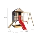Dětský dřevěný domeček Marimex Veranda s houpačkou