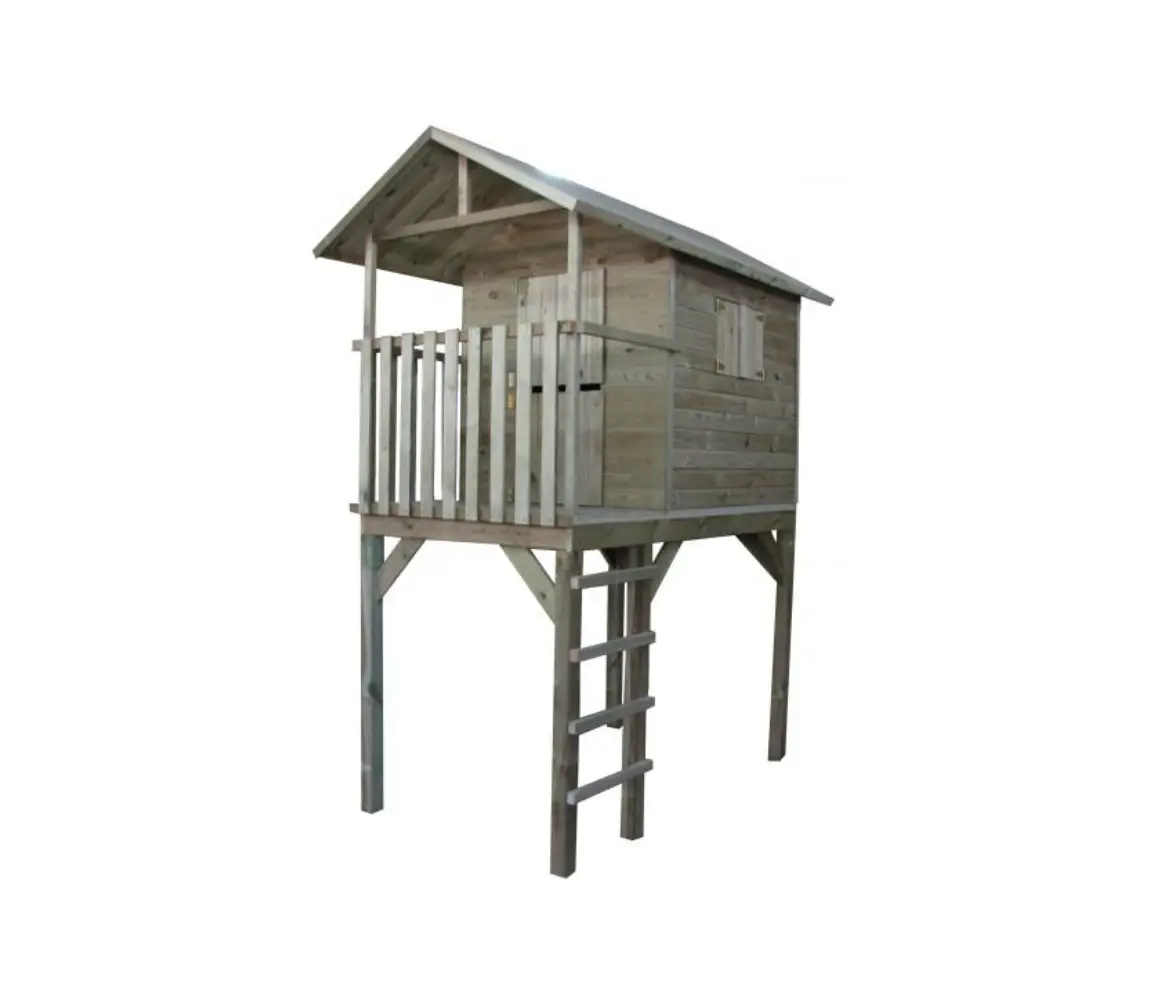 Marimex | Dětský dřevěný domeček s žebříkem Marimex Vyhlídka | 11640372