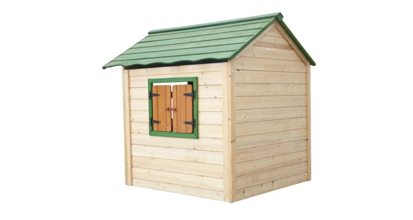 Dětský dřevěný domeček Stáj s platformou