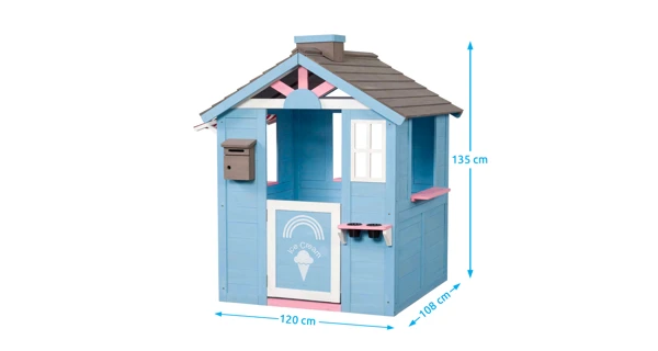 Dětský dřevěný domeček Zmrzlinový ráj