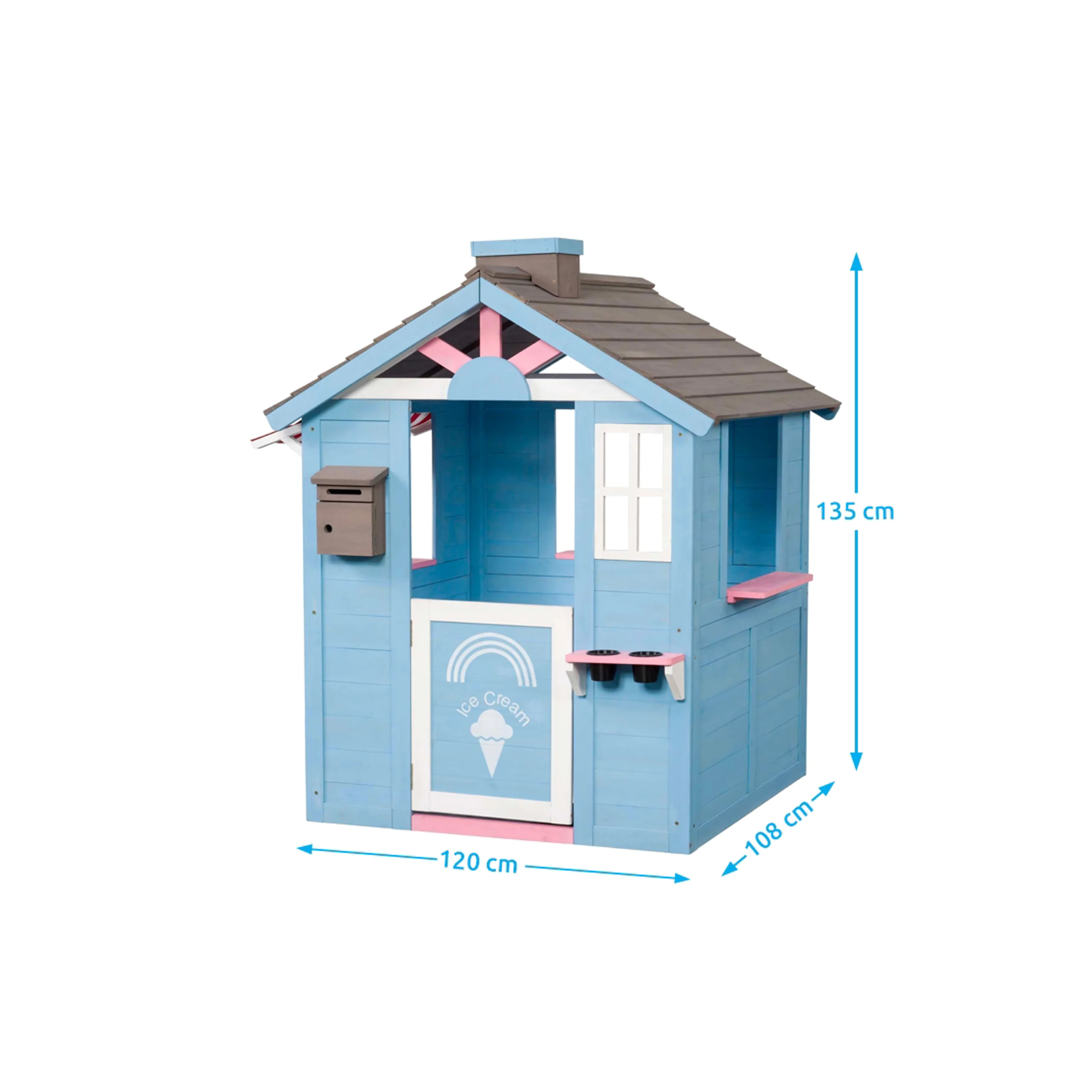 Marimex | Dětský dřevěný domeček Zmrzlinový ráj | 11640648 Obrázek