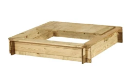 Dřevěné pískoviště čtyřhranné s krytem