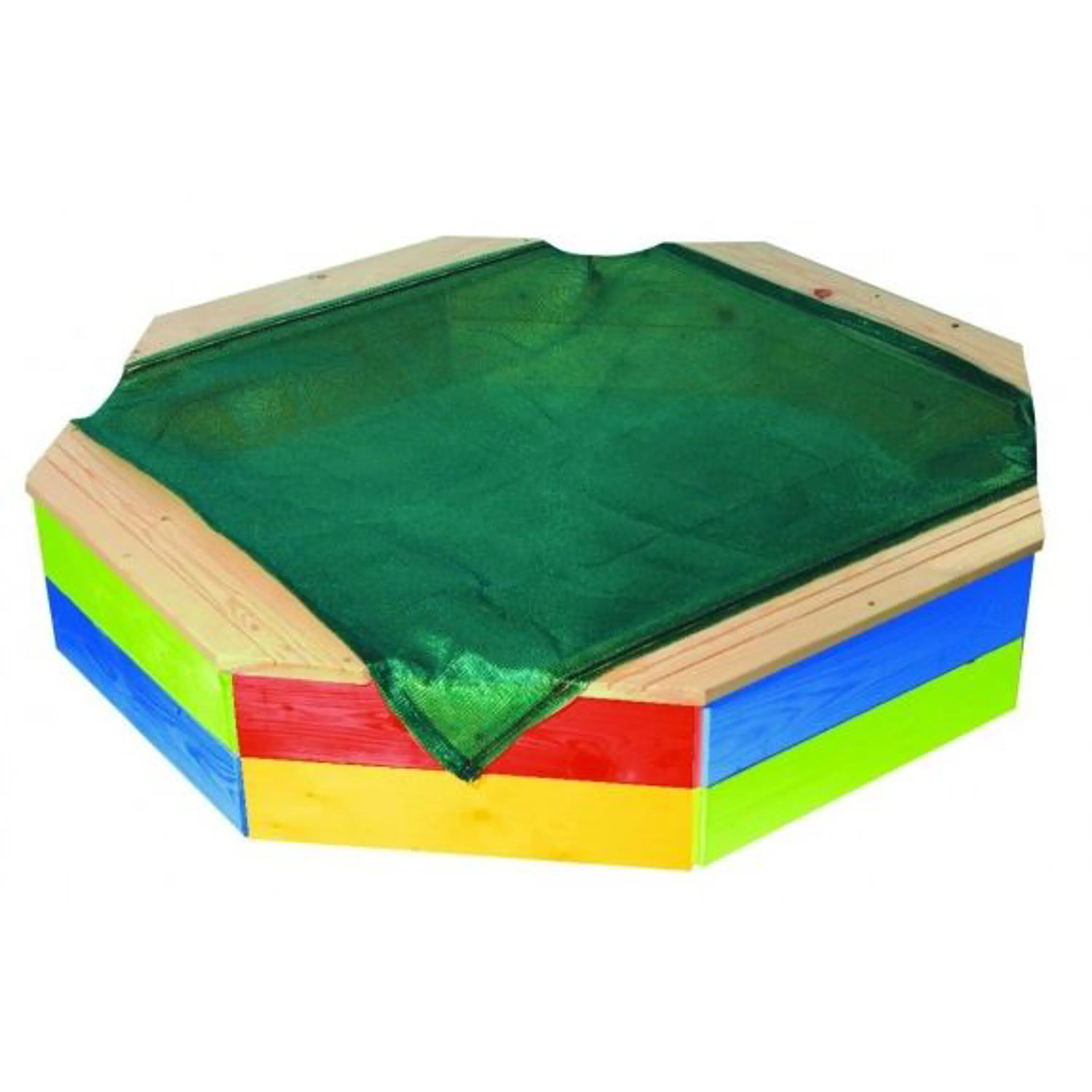 T-WOOD Pískoviště osmihranné Barevné Obrázek