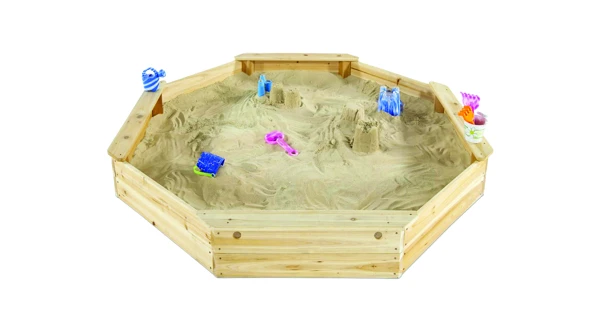 Dřevěné pískoviště osmihranné