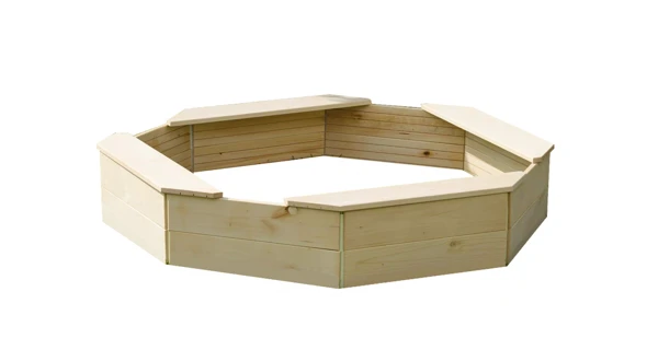 Dřevěné pískoviště osmihranné