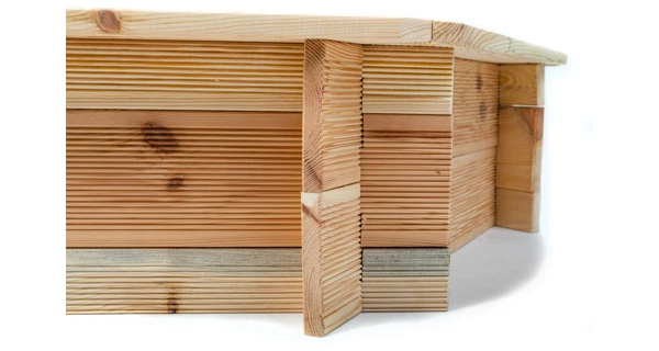 Dřevěné pískoviště šestihranné