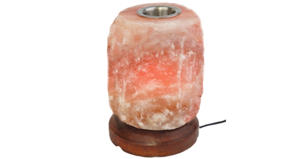 Elektrická solná aroma lampa 2-4 kg - kulatá