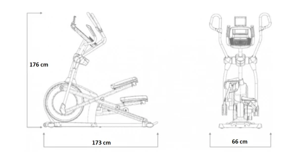 Eliptický trenažér NordicTrack C7.5