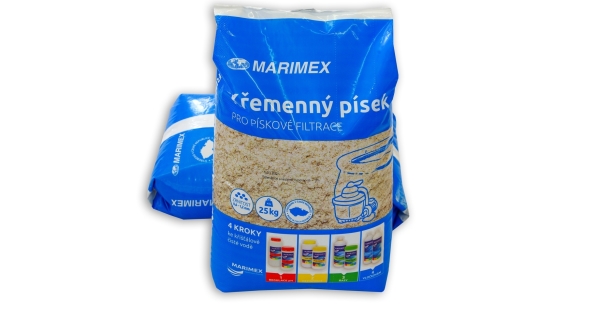 Filtrační písek - 25 kg v náhradním obalu