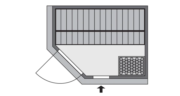 Finská sauna Carin v setu - Karibu