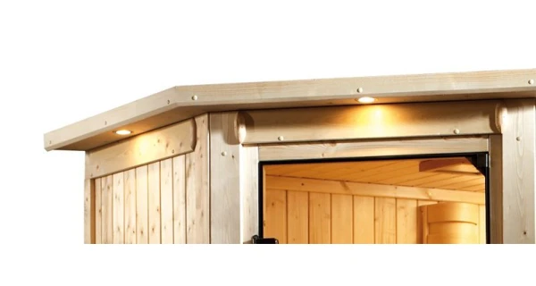 Finská sauna Cortona v setu - Karibu