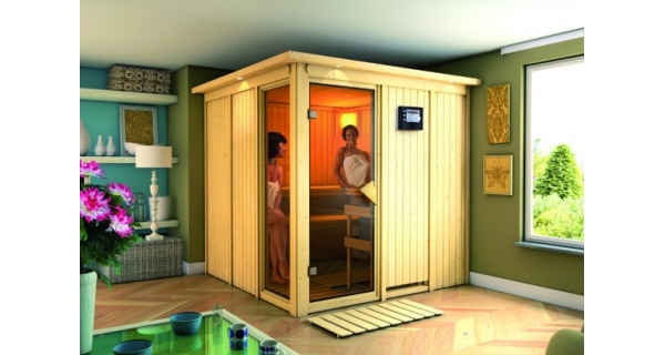 Finská sauna Helin v setu - Karibu