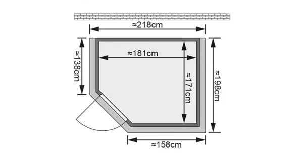Finská sauna Karibu - Cortona