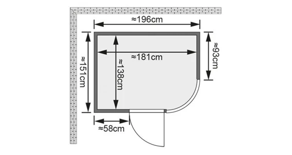 Finská sauna Karibu - Parima 2