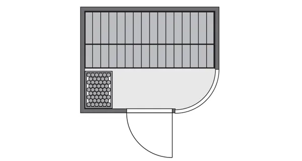Finská sauna Karibu - Parima 4 - kompletní set