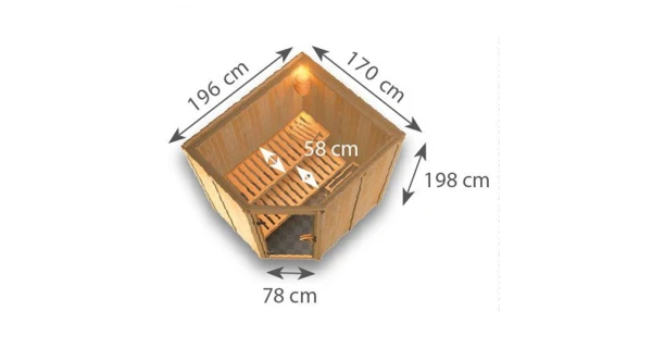 Finská sauna Karibu - Siirin